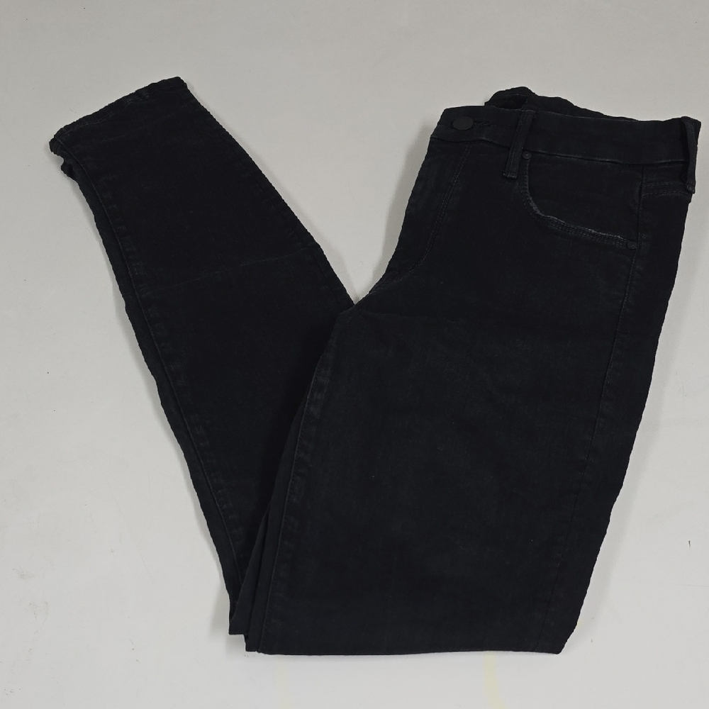 MOTHER Looker NOT GUILTY Black Jeans - Picture 2 of 16